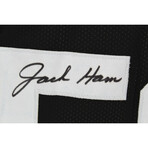 Jack Ham Autographed Pittsburgh Steelers Black Jersey "HOF" Inscribed