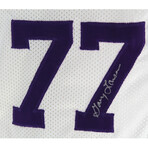 Purple People Eaters Autographed Minnesota Vikings White Jersey