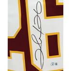 Clinton Portis Autographed Washington Commanders Burgundy Jersey