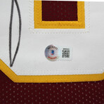 Clinton Portis Autographed Washington Commanders Burgundy Jersey