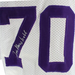 Purple People Eaters Autographed Minnesota Vikings White Jersey