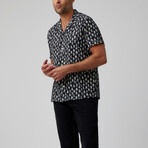 Sailboats Short Sleeve Shirt // Black (S)