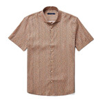 Copper Daisies Short Sleeve Shirt // Copper (S)