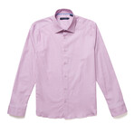 Micro Accent Dot Print Shirt // Lavender (XL)