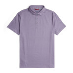 Diamond Short Sleeve Print Shirt // Lavender (L)