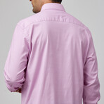Micro Accent Dot Print Shirt // Lavender (XL)