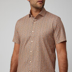 Copper Daisies Short Sleeve Shirt // Copper (S)