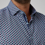 Palms Short Sleeve Shirt // Lavender (XL)