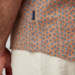 Copper Daisies Short Sleeve Shirt // Copper (S)