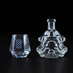 Fallout Brotherhood of Steel // 5-Piece Whiskey Decanter Set With Glasses