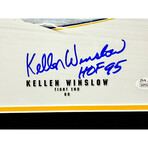 Air Coryell Fouts Joiner Winslow Signed San Diego LA Chargers Framed 16x20 Photo Dan Charlie