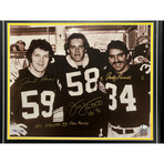 Jack Ham Andy Russell Lambert Autographed Steelers 16x20 Framed Photo