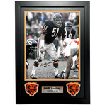 Dick Butkus Autographed Chicago Bears 16x20 Framed Photo