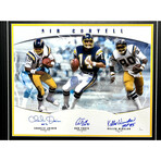 Air Coryell Fouts Joiner Winslow Signed San Diego LA Chargers Framed 16x20 Photo Dan Charlie