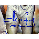Howie Long Autographed Oakland Los Angeles Raiders 16x20 Framed Photo