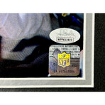 Howie Long Autographed Oakland Los Angeles Raiders 16x20 Framed Photo