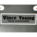 Vince Young Autographed Texas Longhorns 16x20 Photo Signed 2006 Framed Rose Bowl