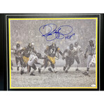 Jerome Bettis Autographed Pittsburgh Steelers "Snow" 16x20 Photo Framed