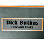 Dick Butkus Autographed Chicago Bears 16x20 Framed Photo