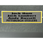 Jack Ham Andy Russell Lambert Autographed Steelers 16x20 Framed Photo