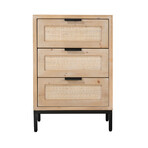 Briar 3 Drawer Side Table