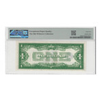 1928 $ 1 Silver Certificate EXTREMLY LOW 4 DIGIT AND BINARY SERIAL NUMBER 00001234