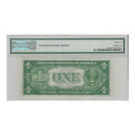 1935 $ 1 Silver Certificate PMG 65 EPQ LUCKY SERIAL NUMBER 777