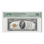 1928 $ 10 Gold Certificate PMG 50 # 640