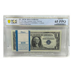 1957 B $ 1 Silver Certificate VERY HIGH GRADE PACK WITH 16 STAR NOTES PCGS 65 PPQ GEM UNCIRCULATED # 777