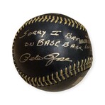 Pete Rose // Cincinnati Reds // Autographed Baseball + Inscription
