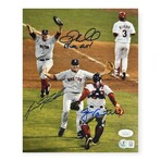 Jason Varitek, Keith Foulke & Doug Mientkiewicz // Boston Red Sox // Autographed Photograph