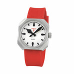 Normalzeit NZ Open Edition Quartz // RED36_SILRED