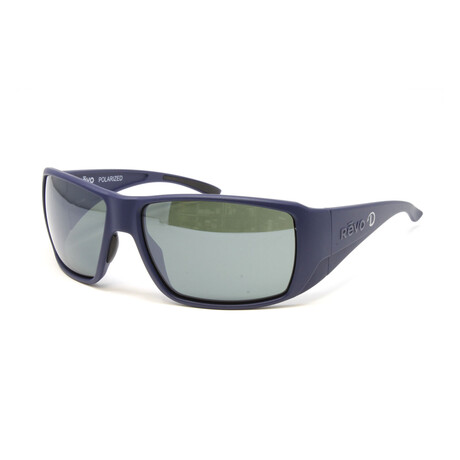 Men's Dune G Polarized Sunglasses // Matte Navy + Green