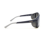 Men's Alpha 2 in 1 Aviator Polarized Sunglasses // Matte Navy + Graphite