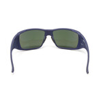 Men's Dune G Polarized Sunglasses // Matte Navy + Green