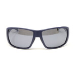 Men's Dune Polarized Sunglasses // Matte Navy + Gray