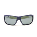 Men's Dune G Polarized Sunglasses // Matte Navy + Green