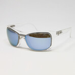 Unisex Genesis Sport Wrap Interchangeable Sunglasses // Clear