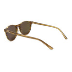 Women's Kendall  Horn Polarized Sunglasses Lens // Amber + Gold Mirror