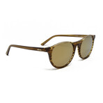 Women's Kendall  Horn Polarized Sunglasses Lens // Amber + Gold Mirror