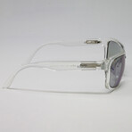 Unisex Genesis Sport Wrap Interchangeable Sunglasses // Clear