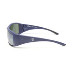 Men's Dune G Polarized Sunglasses // Matte Navy + Green