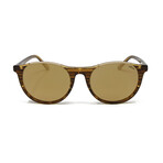 Women's Kendall  Horn Polarized Sunglasses Lens // Amber + Gold Mirror