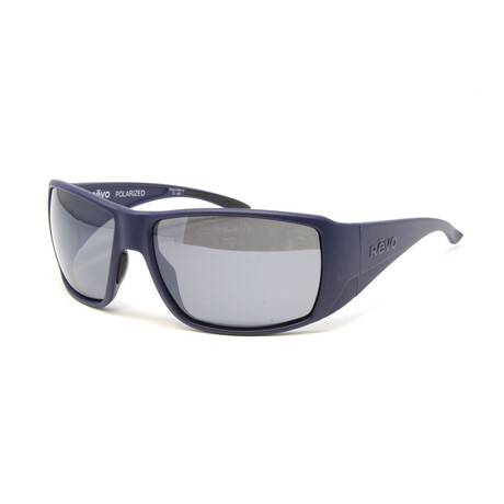 Men's Dune Polarized Sunglasses // Matte Navy + Gray