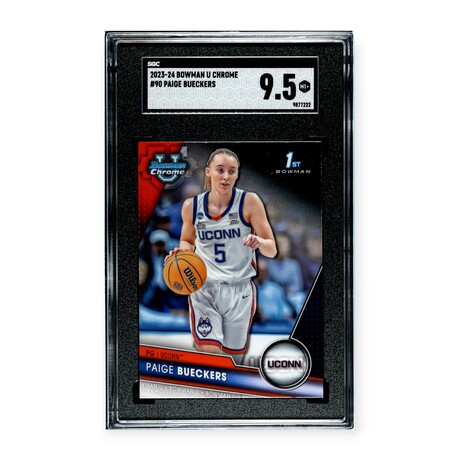 Paige Bueckers // 2023-24 Bowman U Chrome 1st Bowman // Rookie Card // SGC 9.5 Mint+