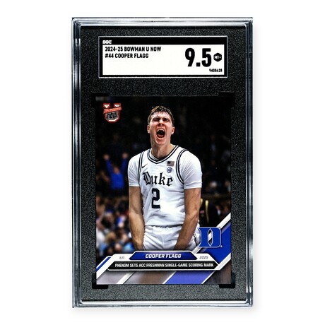 Cooper Flagg // 2024-25 Bowman U Now // SGC 9.5 Mint+