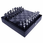 Street Fighter // 25th Anniversary Resin Chess Set w/ Game Board