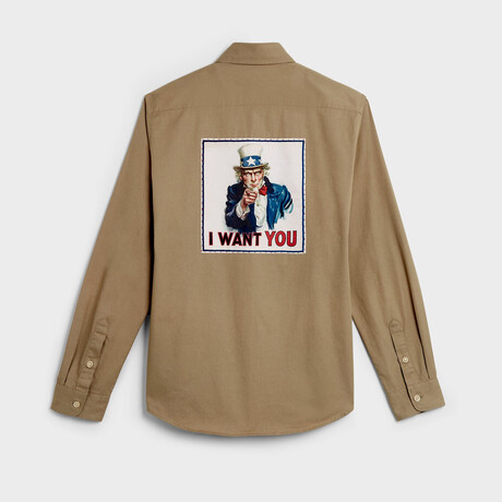 Sam Button-Up Shirt // Khaki (S)