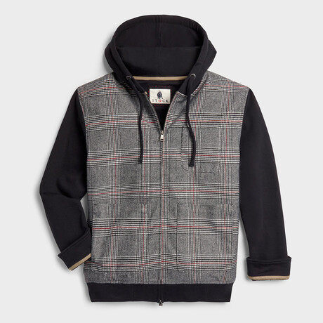 Wales Zip-Up Hoodie // Black (S)