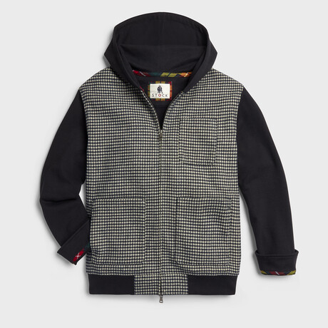 Cooper Zip-Up Hooded Jacket // Black (S)